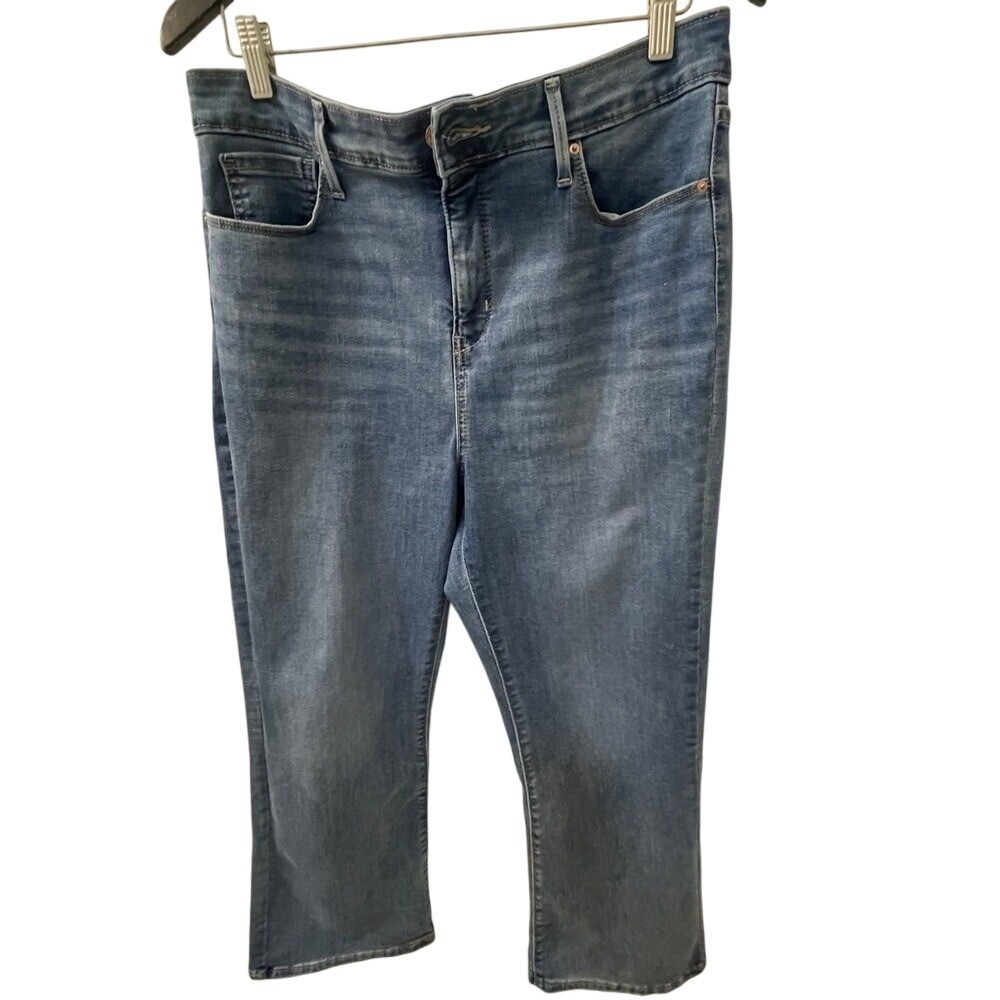 Levi's‎ Denizen High-Rise Crop Flare Jeans Size 12